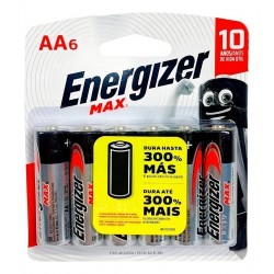 PILAS ENERGIZER MAX AA X  6...