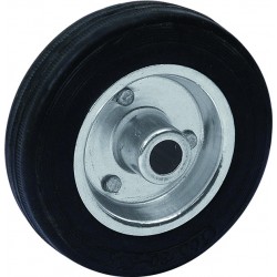 RUEDA GOMA Y CHAPA 160MM...