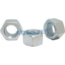 TUERCAS HEX. GALV. 1/2  ALTAS (200U) (12HILOS)