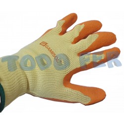GUANTE G-SOL LATEX CORRUG. AMA-NAR T. 9 (12 PARES)
