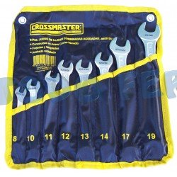 LLAVE COMBINADA CROSS SETX 8PZ(MM)(FUNDA LONA)