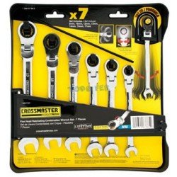 LLAVE COMBINADA  CROSS SET X  7PZ C/CRIQUE