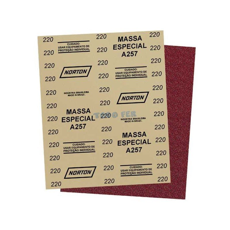LIJA P/MADERA  NORTON  GR.120 (50H)