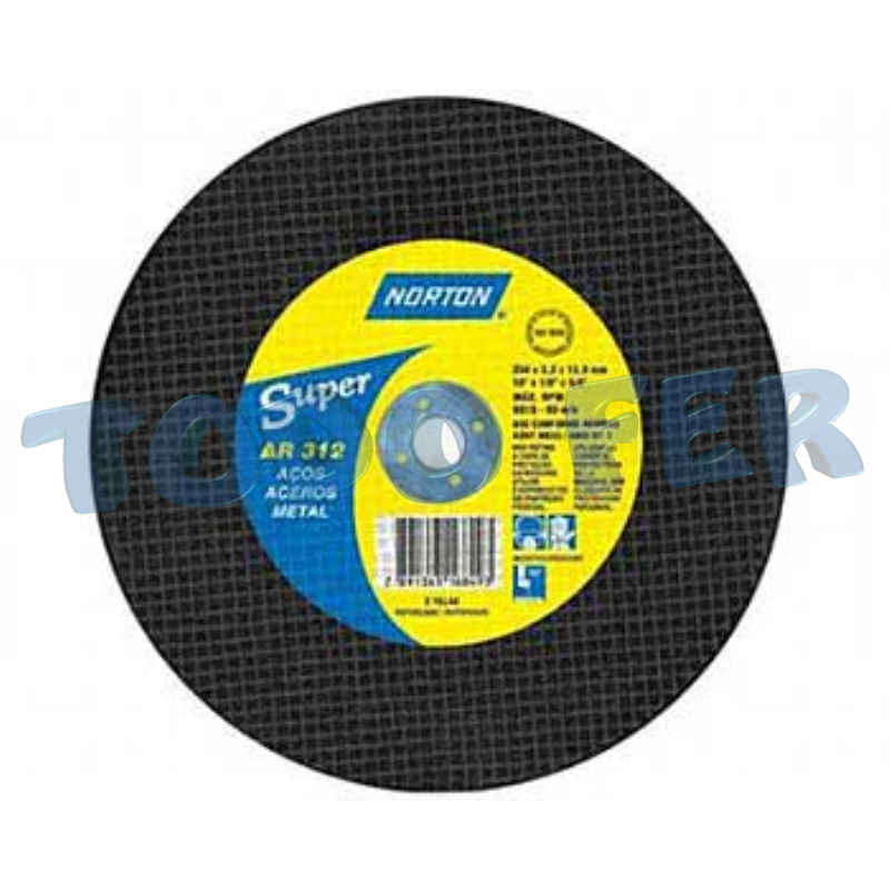 DISCO OXI.ALUM. NORTON PLANO 356X3.2 2T(312)