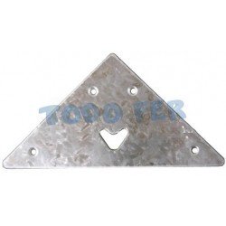 SOPORTE SC ALACENA PLANO CROMO (24U)