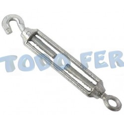 TENSOR GALV. OJO-GANCHO 110MM - 5/16