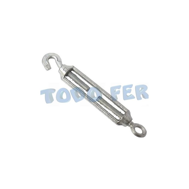 TENSOR GALV. OJO-GANCHO 110MM - 5/16