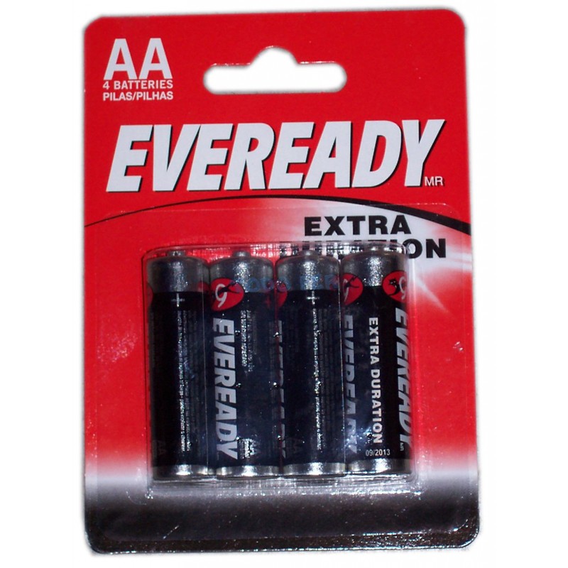 PILAS EVEREADY AA X  4 UNID. 1215