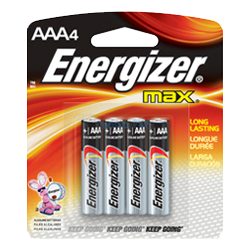 PILAS ENERGIZER MAX AAA X  4 UN.E92