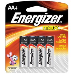 PILAS ENERGIZER MAX AA X  4 UN.E91