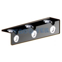 CONECTOR ANGULO  42X30X30 NEG.(12U)