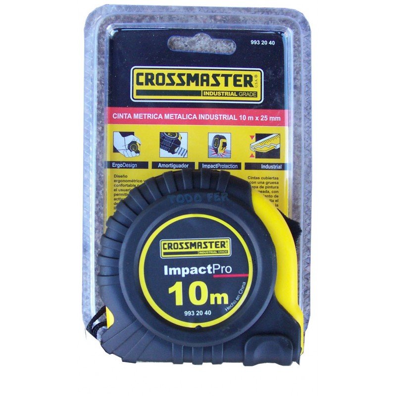 CINTA METR.  CROSS  10MT IMPAC