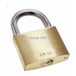 CANDADO BRONCE CROSS 20MM