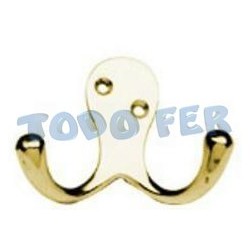 PERCHA ORO DOBLE HORIZONTAL(ZAMAC)