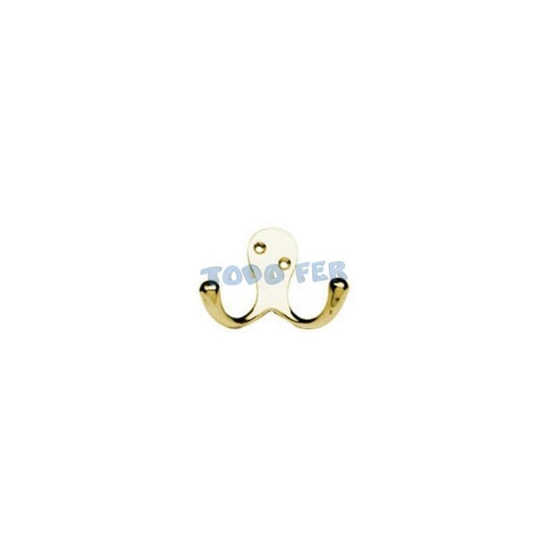 PERCHA ORO DOBLE HORIZONTAL(ZAMAC)