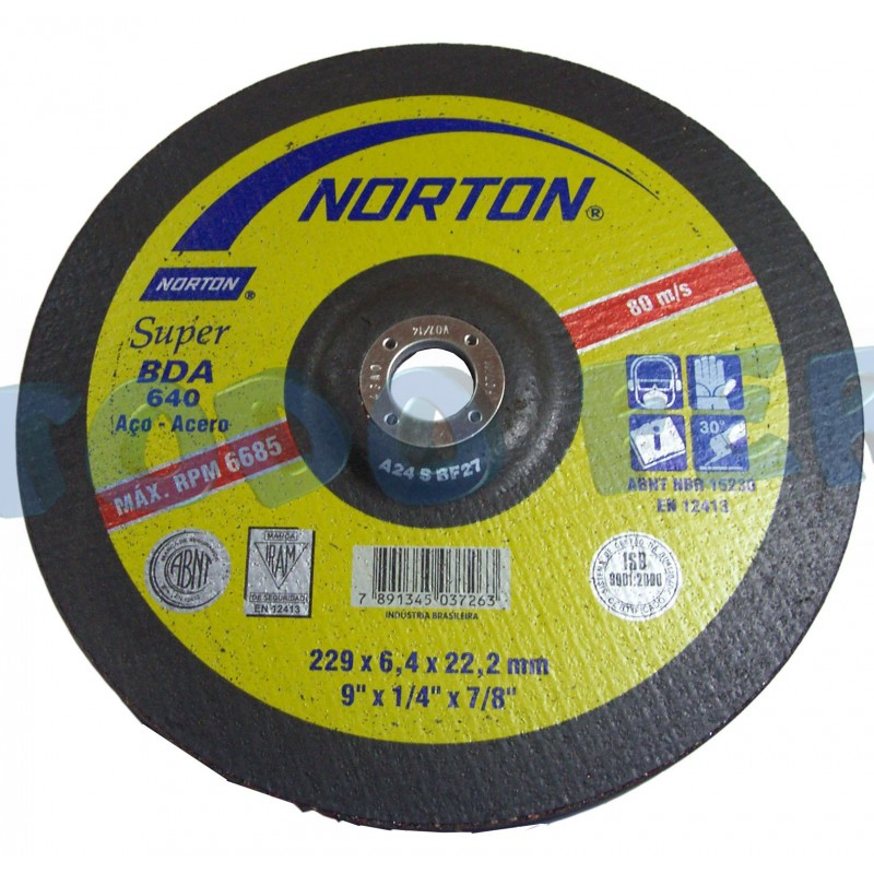 DISCO OXI.ALUM. NORTON DEPR 178X6,4