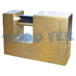 CANDADO BRONCE CROSS HORIZ 50MM