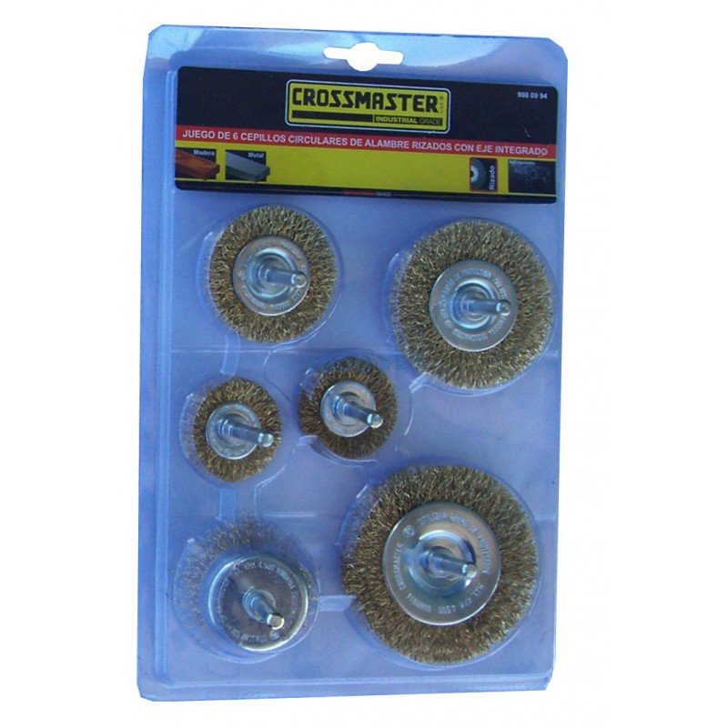CEPILLO KIT CROSS 6 CEP. C/EJES (9980994)