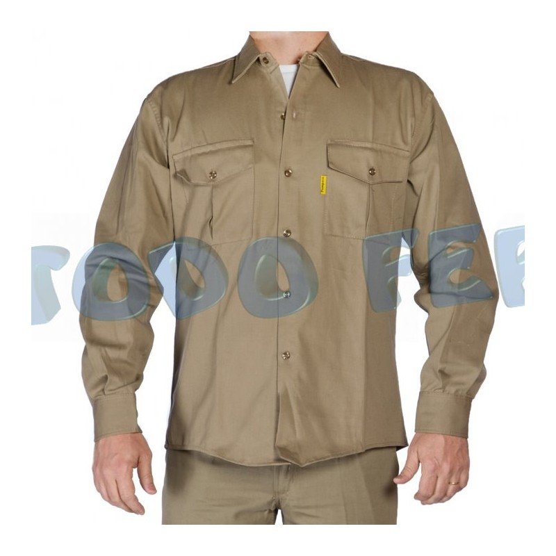 CAMISA TRABAJO T.50 BEIGE