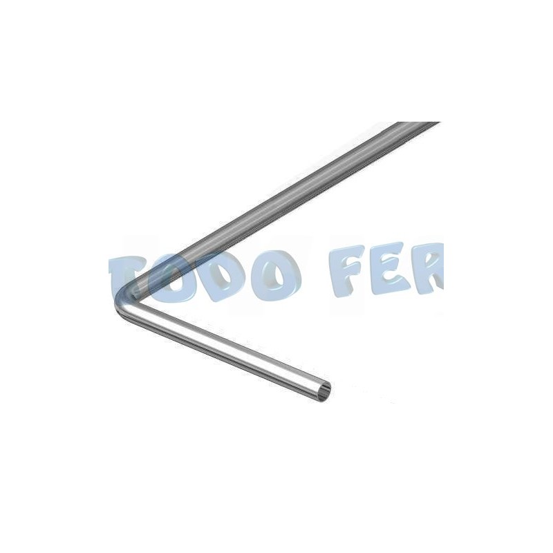 CAÑO ALUM. CURVO 100X100CM