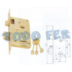 CERRADURA  ATILA 1 ANCHO DERECHA (208)