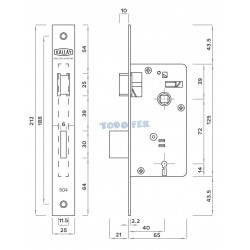CERRADURA  KALLAY  504 (102)