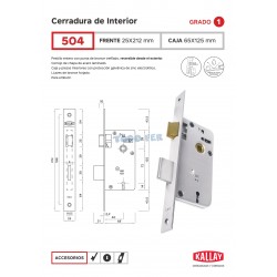 CERRADURA  KALLAY  504 (102)