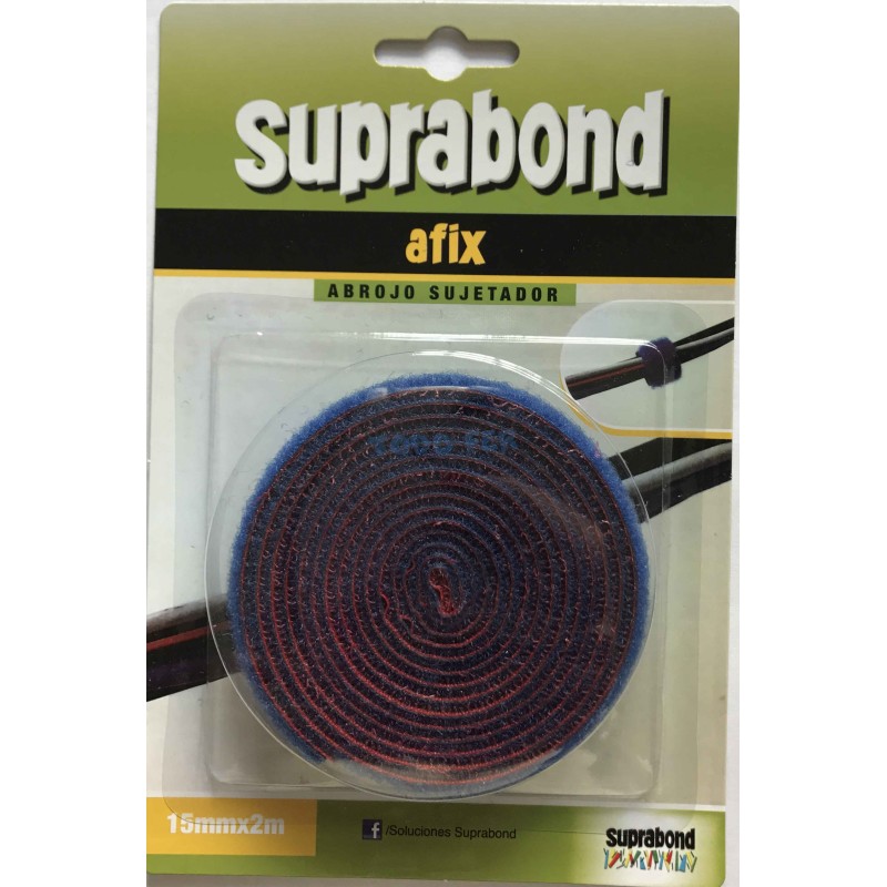 ABROJO SUJETADOR BIFAZ 15MM X 2 MTS