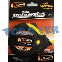 CINTA METR. ESSAMET  8MX25MM-3FRENO