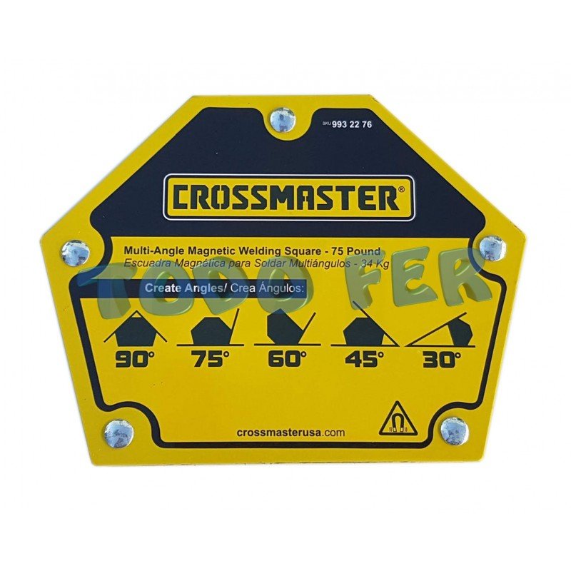 ESCUADRA MAGNÉTICA CROSS  5 ANG 23KG
