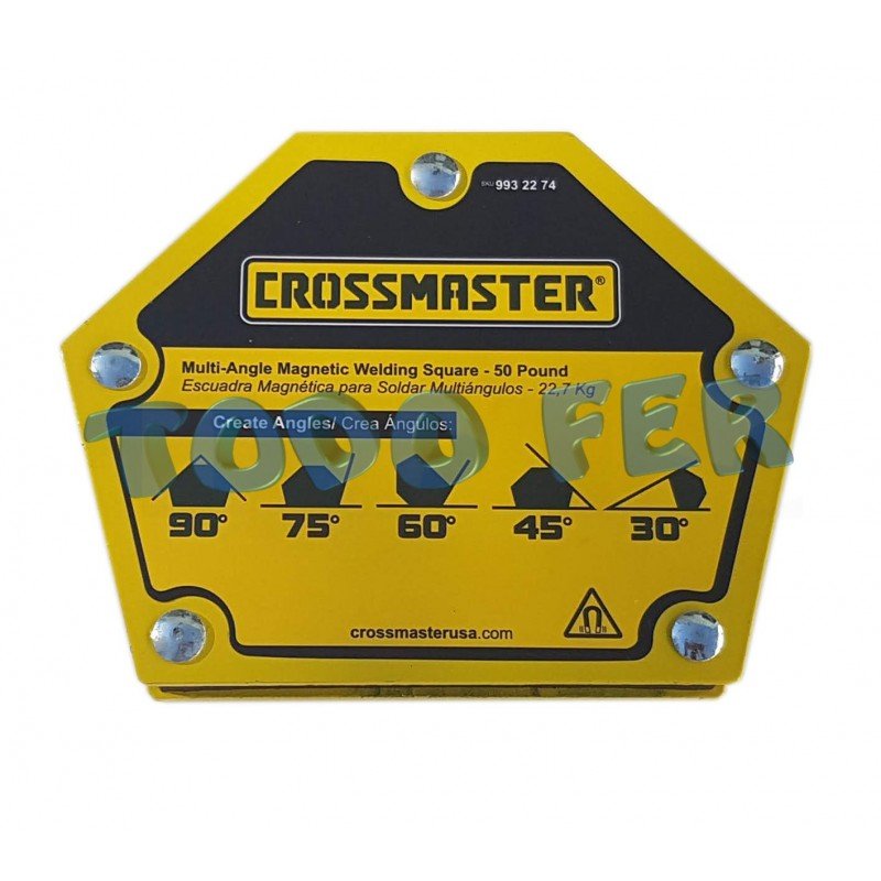 ESCUADRA MAGNÉTICA CROSS  5 ANG 34KG