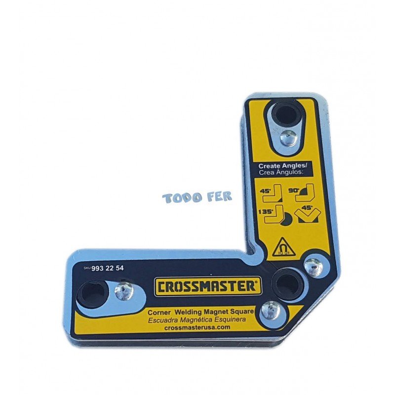ESCUADRA MAGNÉTICA CROSS 3 ANG ESQUINERA
