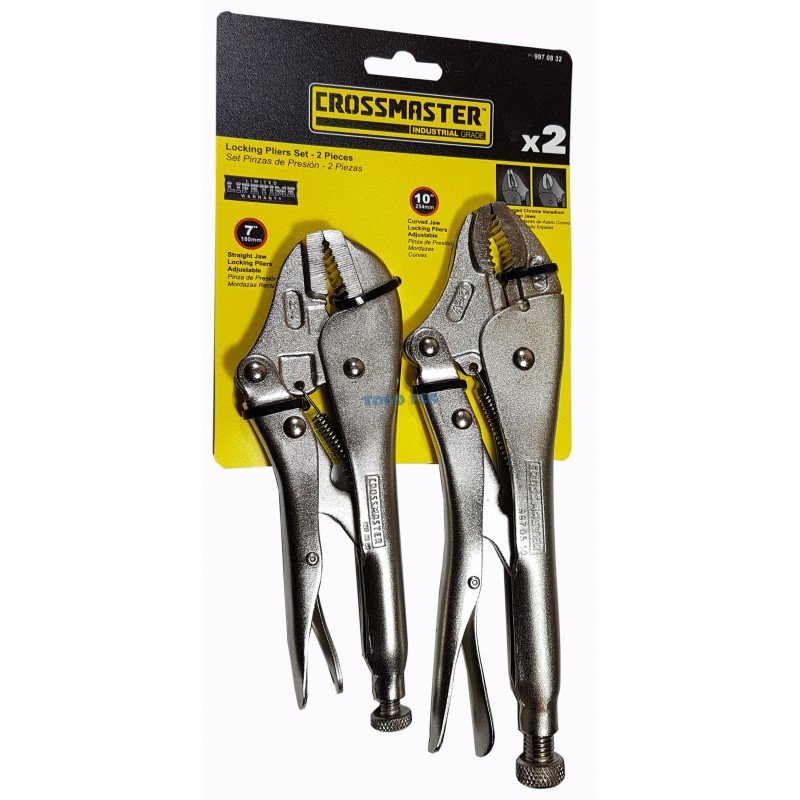 PINZA PRESION CROSS SET X 2 (RECTA 7 - CURVA 10)