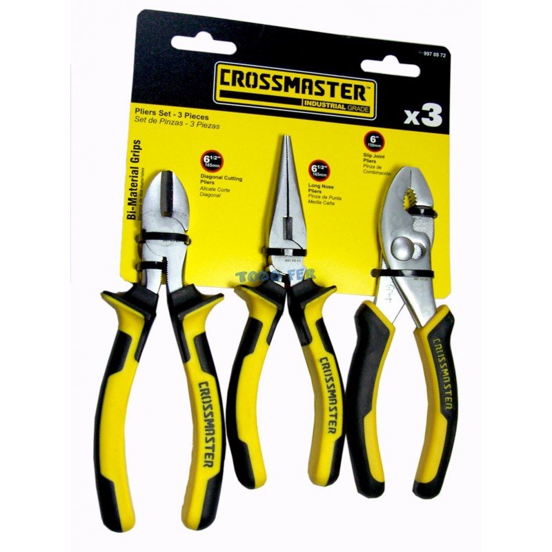 PINZA SET X 3 CROSS (FORD - M.CAÑA - ALIC)