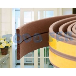 BURLETES VINILO 04MMX10MMX5MT MARRON