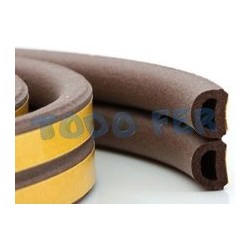 BURLETES GOMA SBD TIPO D MARRON 5.2MTS