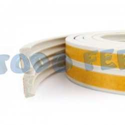 BURLETES GOMA SBD TIPO E BLANCO 5.2MTS