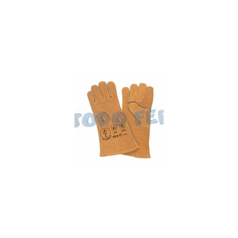 GUANTE CVE SOLDADOR KEVLAR AMARILLO (PAR)