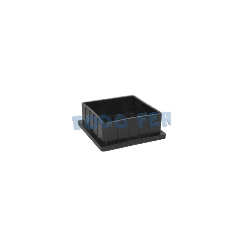 REGATON PLAST. CUAD. 50X50 NEGRO (25U)