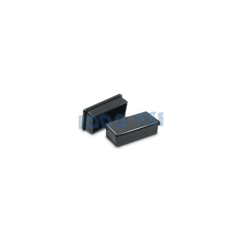 REGATON PLAST. RECTANG. 20X40 NEGRO (50U)