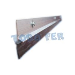 ZOCALOS ALUMINIO/GOMA  80 CM