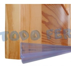 ZOCALOS CRISTAL/GOMA 100 CM AUTOADHES