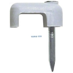 GRAMPYTA CABLE PLANA GRIS Nº10(50U)