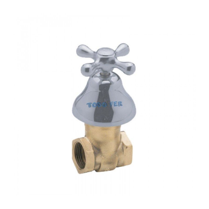 LLAVE ESCLUSA CROMO 1/2 C/CAMP