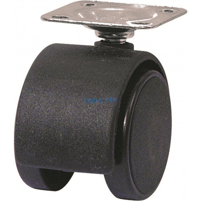 RUEDA P/MUEBLES DOBLE BASE GIRAT 50MM
