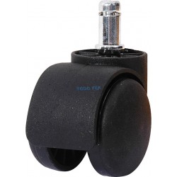 RUEDA P/MUEBLES SILLON NYLON PERNO 11MM 50MM