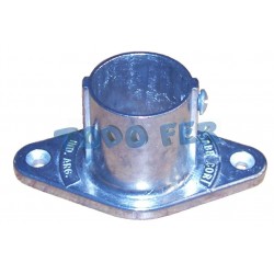 SOPORTE ALUM.CAÑO CURVO PULIDO