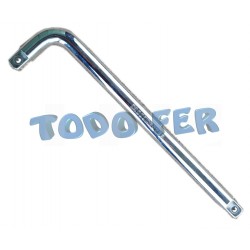 BOCALLAVE  CROSS MANG.ACODADO 1/2 203MM