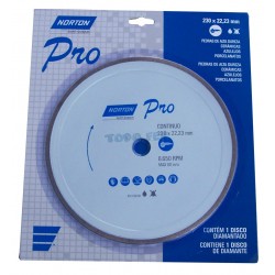 DISCO DIAM. NORTON  PRO CONT.230