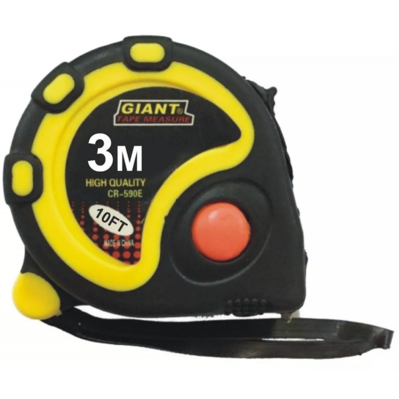 CINTA METR. GOMA C/FRENO   3MT.GIANT